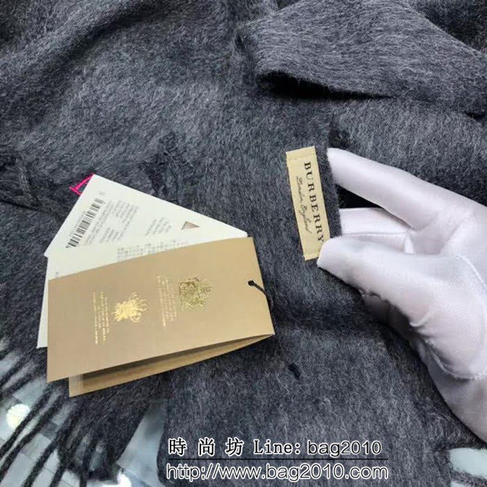 BURBERRY巴寶莉頂級原單 羊絨水波紋大披肩 LLWJ6158